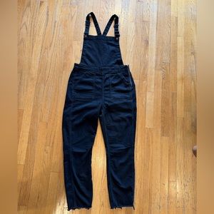 Madewell, Skinny Overalls, Black, US 12